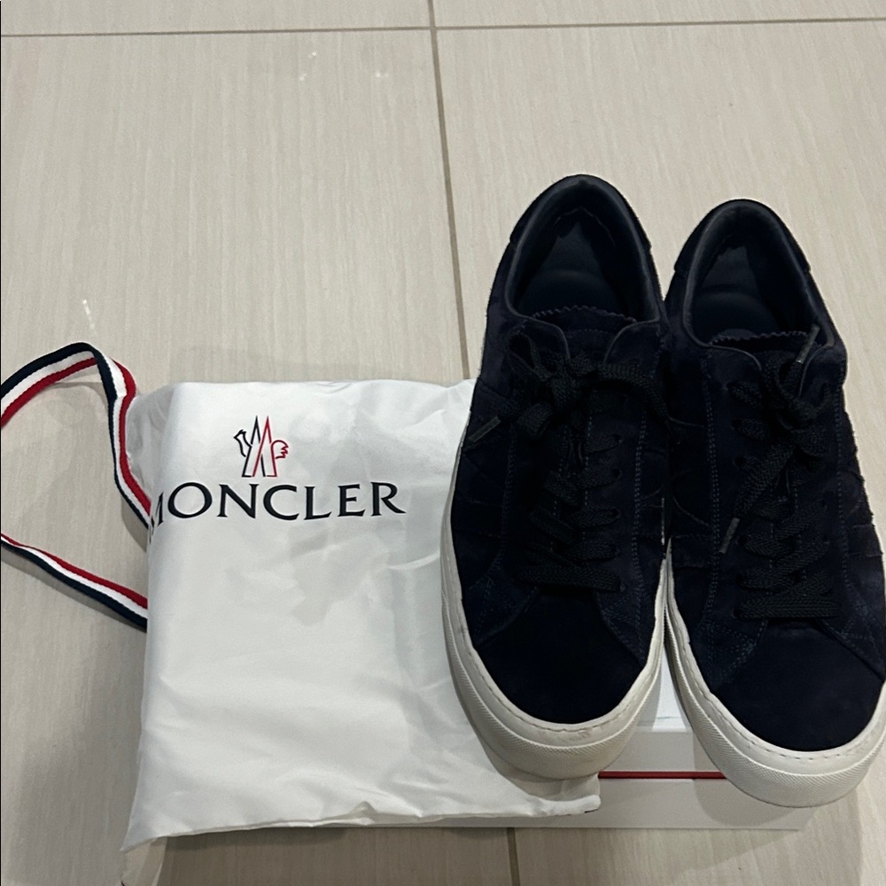 Moncler Men's Dark Blue Sneakers